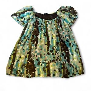 Colorful Polka Dot Blouse